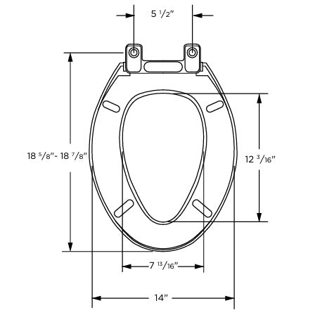 Gerber 99-213 Elongated Slow Close White Toilet Seat