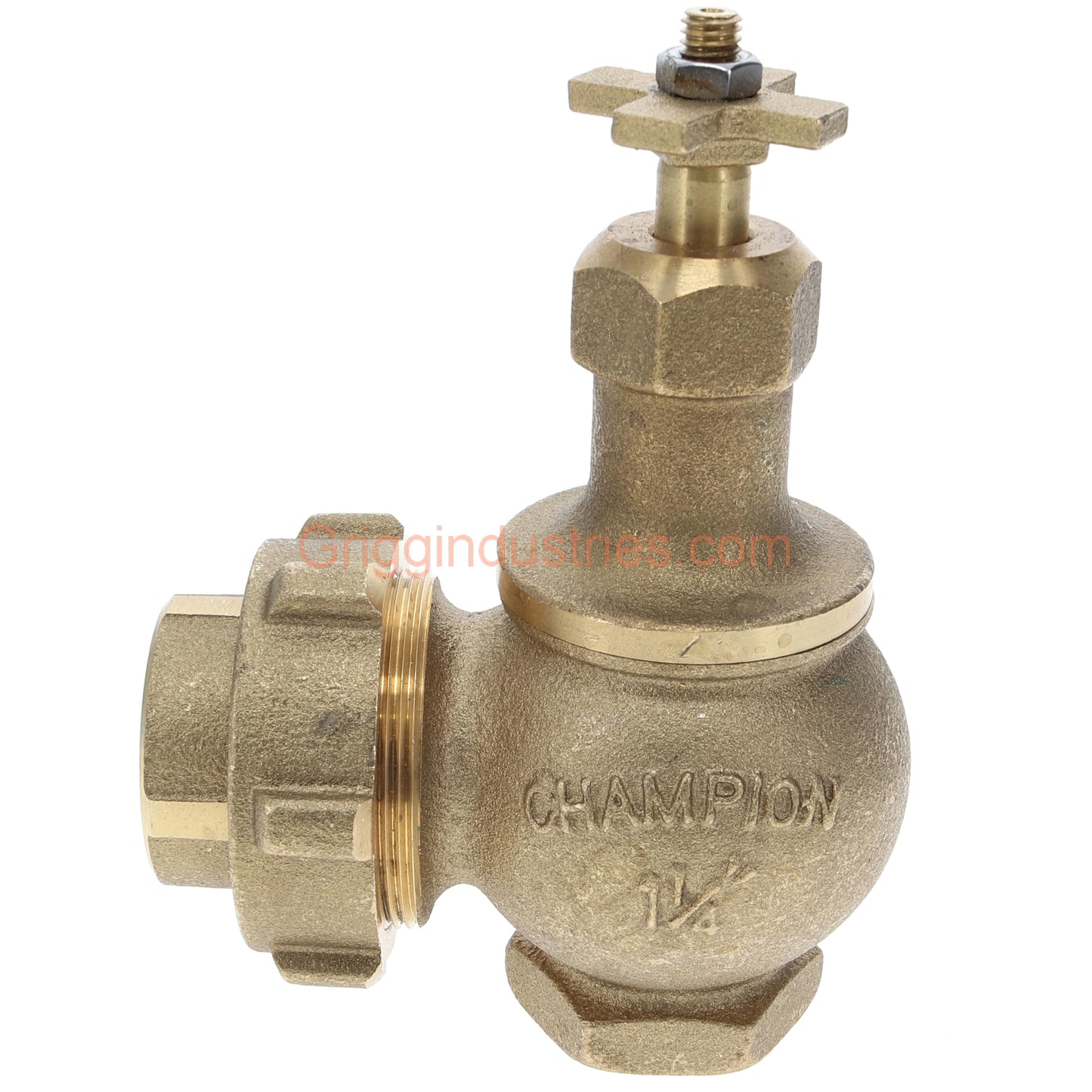 Champion Irrigation 300RS-125Y Manual Angle 1-1/4" Irrigation Valve W/ Rising Swivel And Union