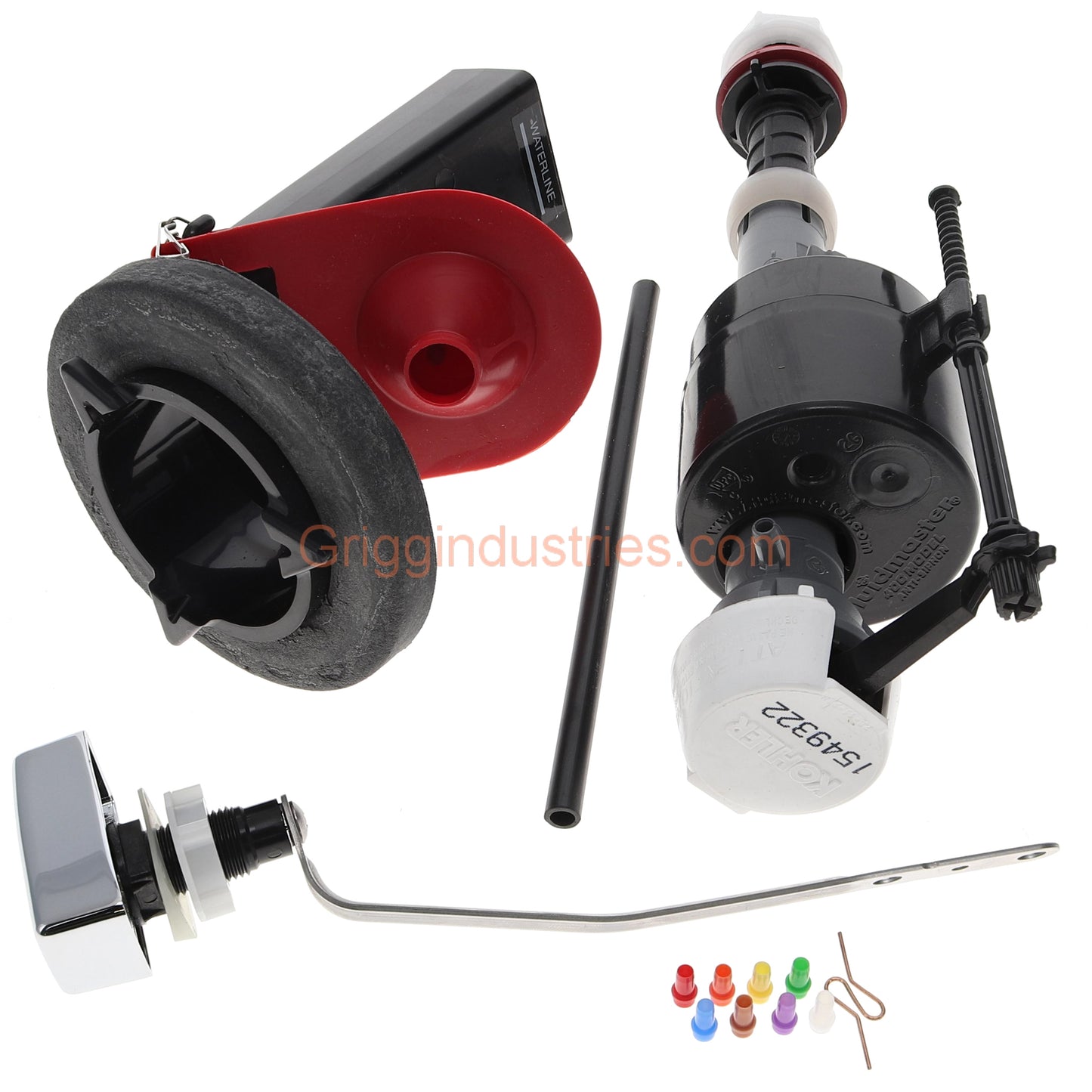 Kohler One Piece Toilet Rebuild Kit For Models 3322, 14257, 14258, And 14286