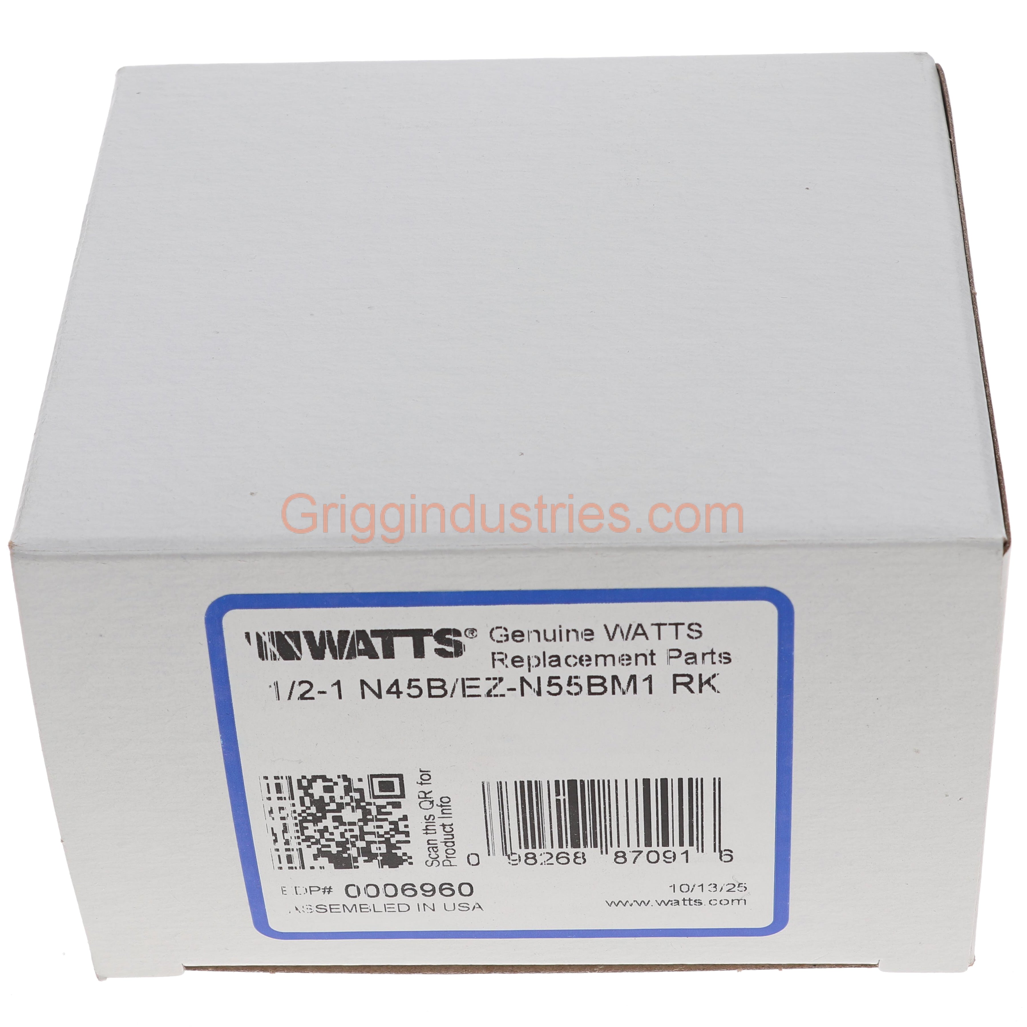 Watts N45B/EZ-N55M1-RK Repair Kit For 1/2