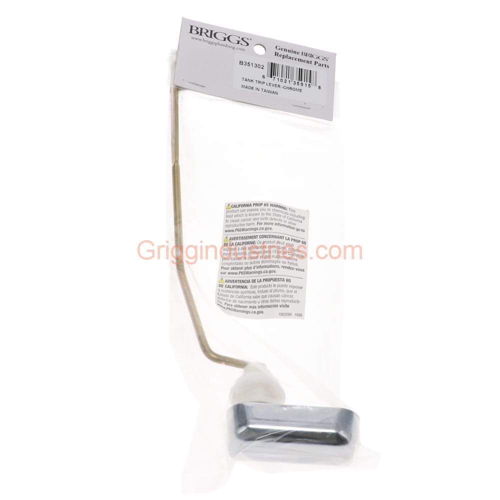 Briggs B351302 Chrome Trip Lever
