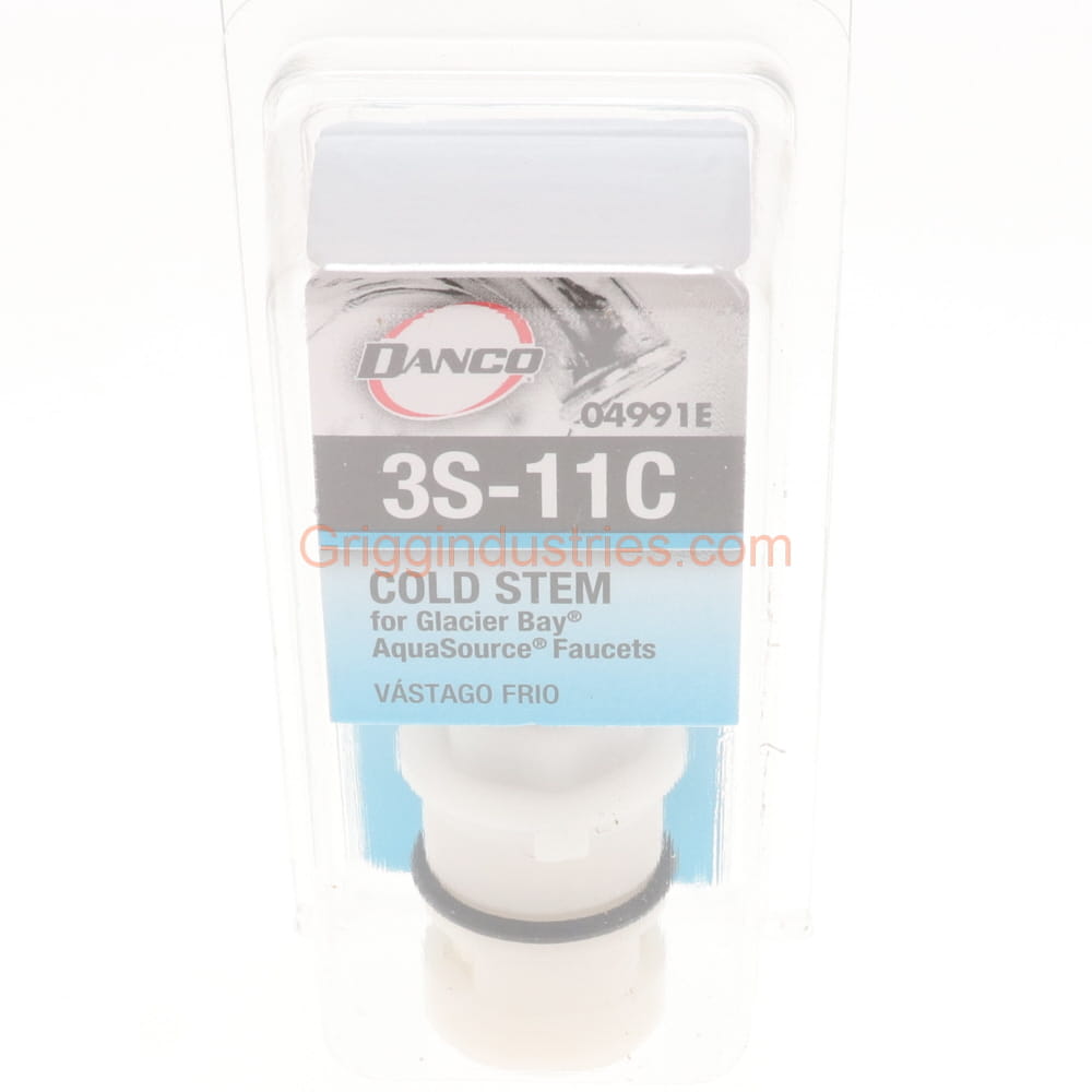 Glacier Bay Sink Valve Danco 3S-11C Replacement Faucet Stem - Fixes Leaks For Aquasource & Glacier Bay Faucets Aquasource Faucet Parts Glacier Bay Sink Valve Danco 3S-11C Replacement Faucet Stem - Fixes Leaks For Aquasource & Glacier Bay Faucets Aquasource Faucet Parts