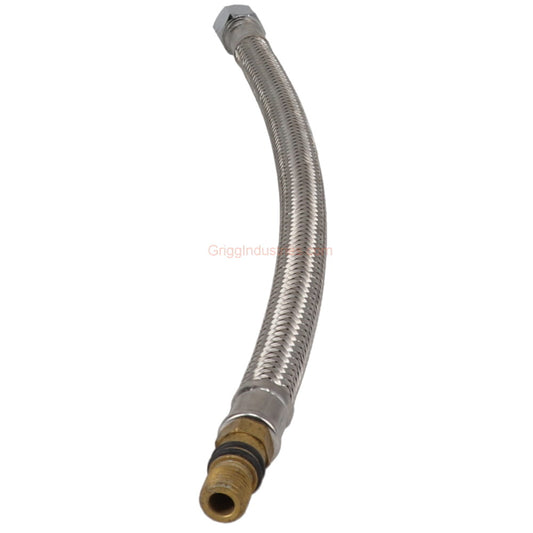 Plumbers Emporium A105093N Hose 12 Inch Stainless Steel Braided