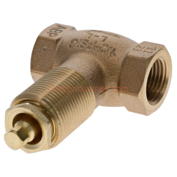 Arrowhead Brass 258NC 1/2 FIP Straight Gas Log Lighter Valve