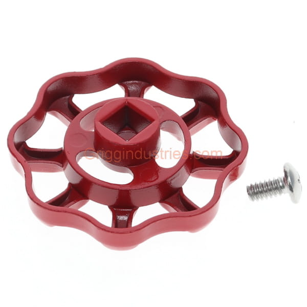 BK Mueller 888-009 Red Wheel Handle With Screw – GriggIndustries.com