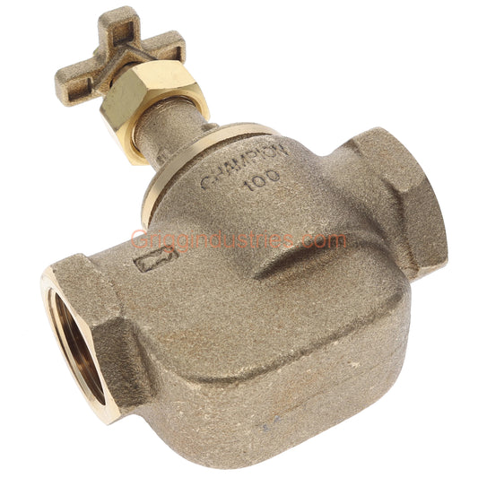 Champion 1" 100RS-100Y Manual Straight Valve With Rising Swivel