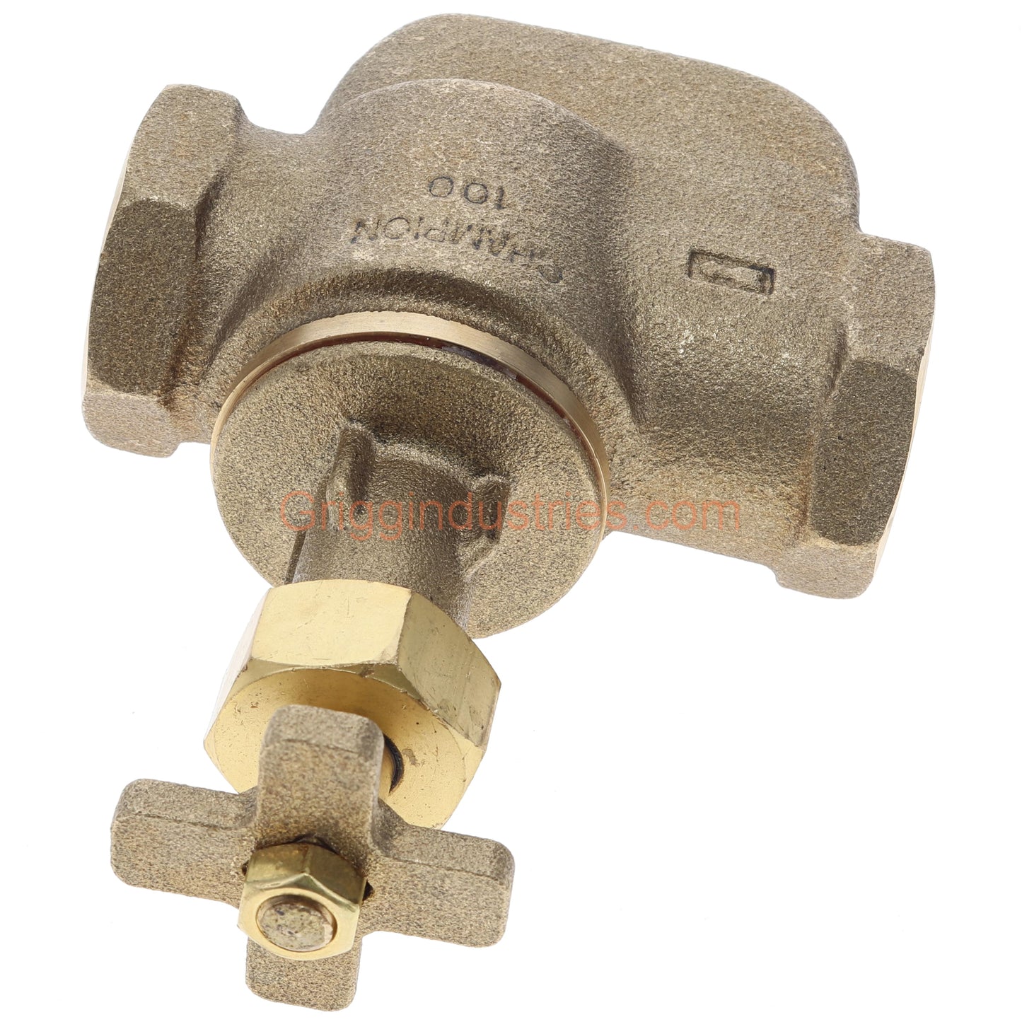 Champion 1" 100RS-100Y Manual Straight Valve With Rising Swivel