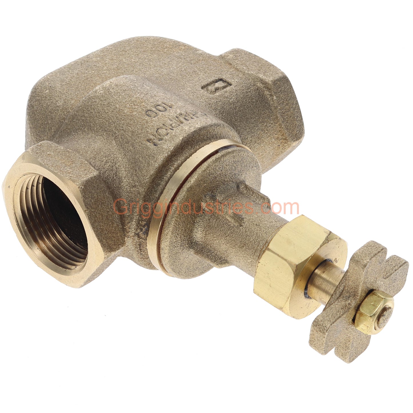 Champion 1" 100RS-100Y Manual Straight Valve With Rising Swivel