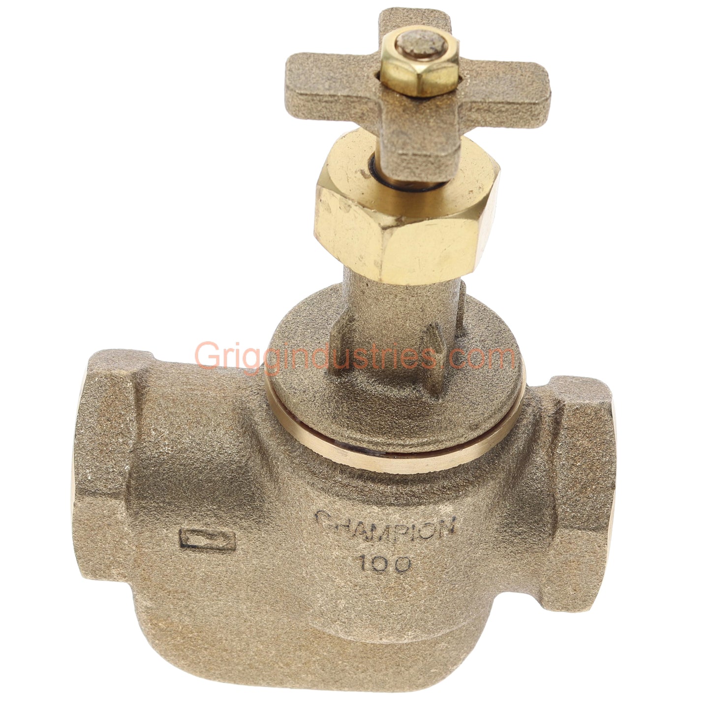 Champion 1" 100RS-100Y Manual Straight Valve With Rising Swivel