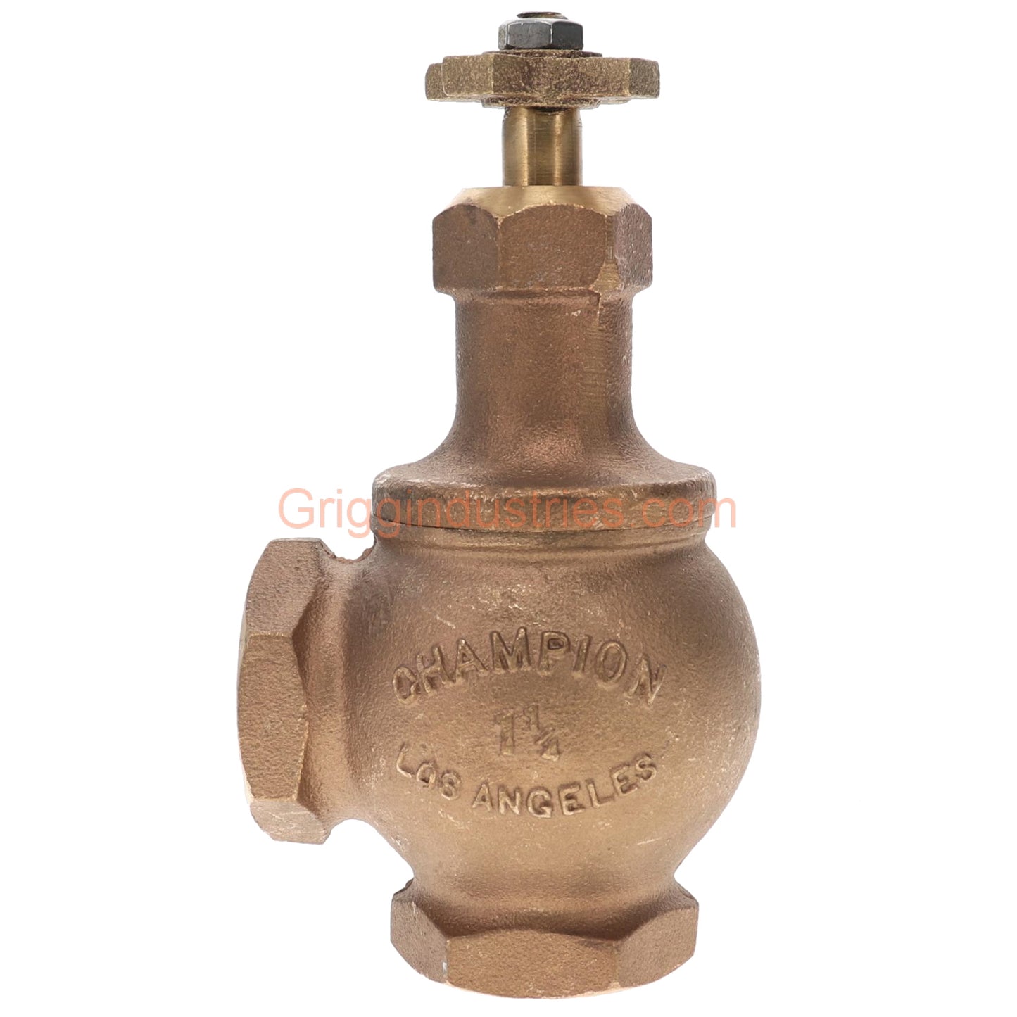 Champion Irrigation 200RS-125Y 1-1/4" Manual Angle Irrigation Valve W/ Rising Swivel