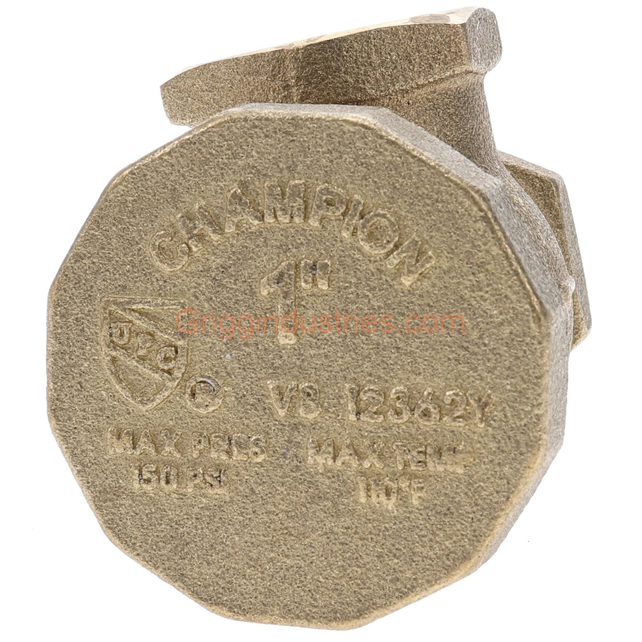 Champion Irrigation 262-100Y 1" Angled Atmospheric Vacuum Breaker