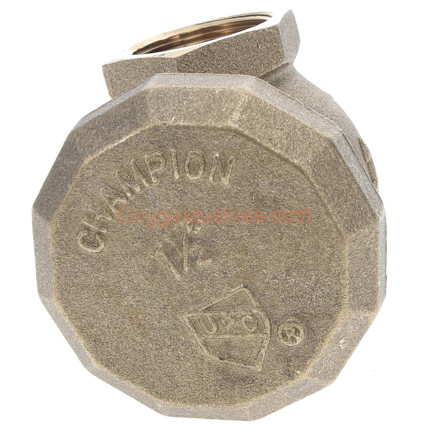 Champion Irrigation 262-150Y 1-1/2" Angled Atmospheric Vacuum Breaker