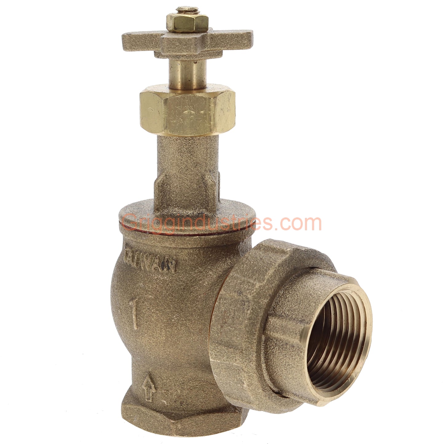 Champion Irrigation 300-100Y 1" Manual Angle Irrigation Valve W/ Union
