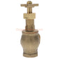 Champion Irrigation 300RS-075Y 3/4" Manual Angle Valve W/ Rising Swivel And Union