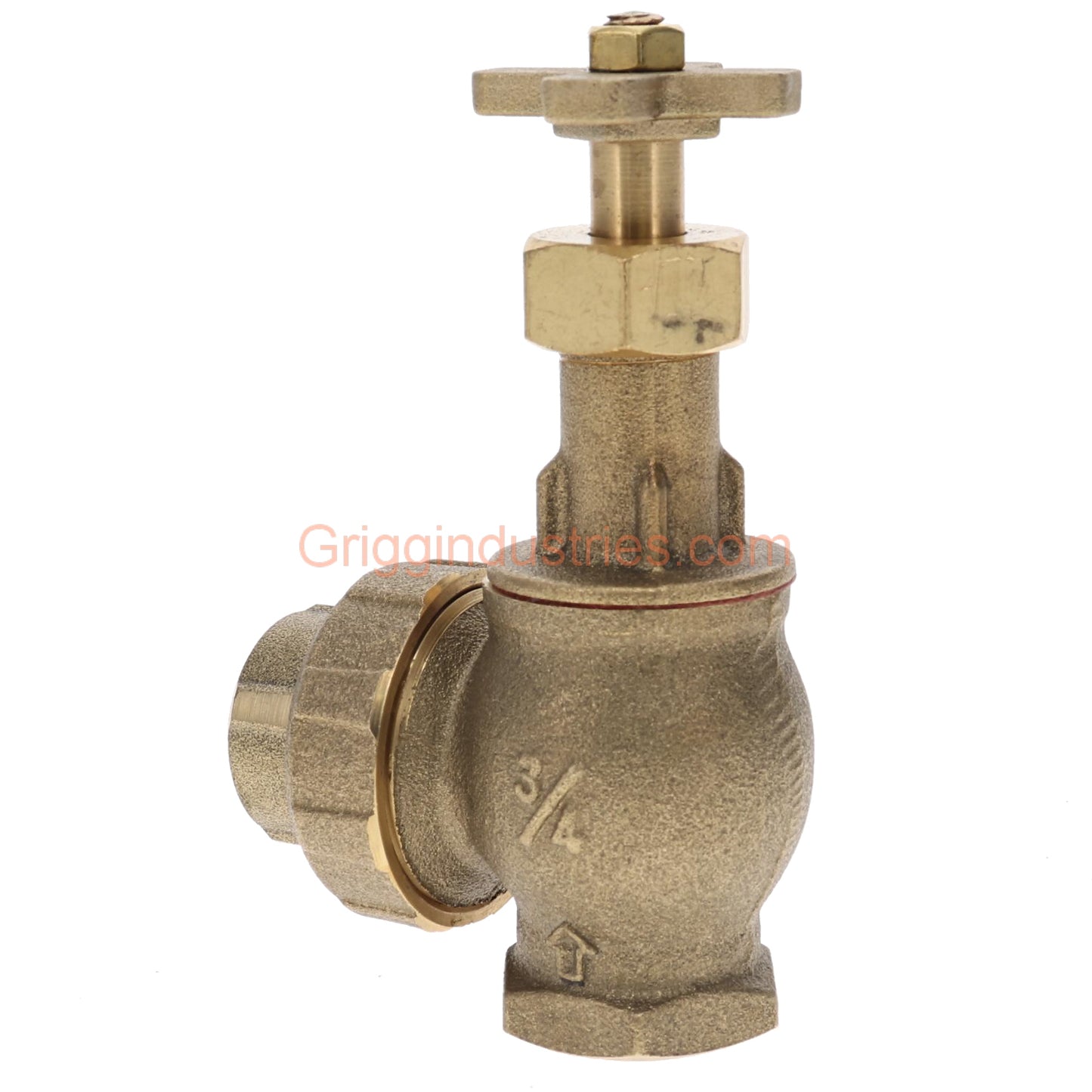 Champion Irrigation 300RS-075Y 3/4" Manual Angle Valve W/ Rising Swivel And Union