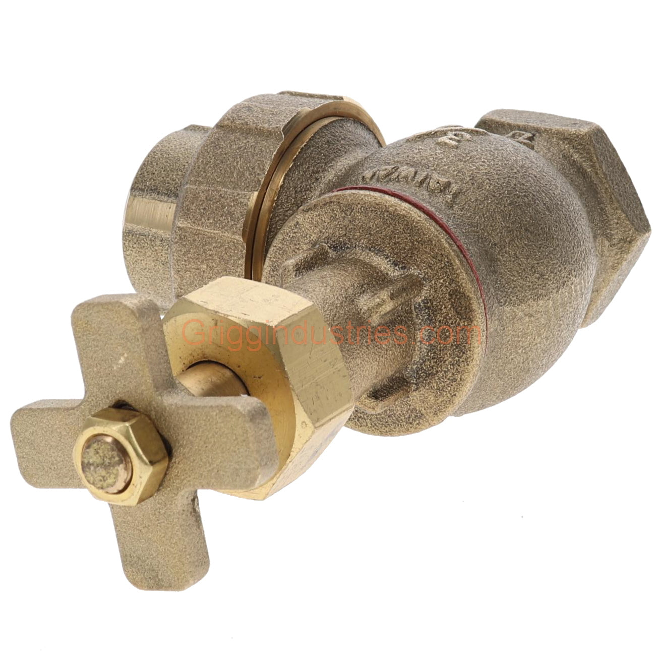 Champion Irrigation 300RS-075Y 3/4" Manual Angle Valve W/ Rising Swivel And Union