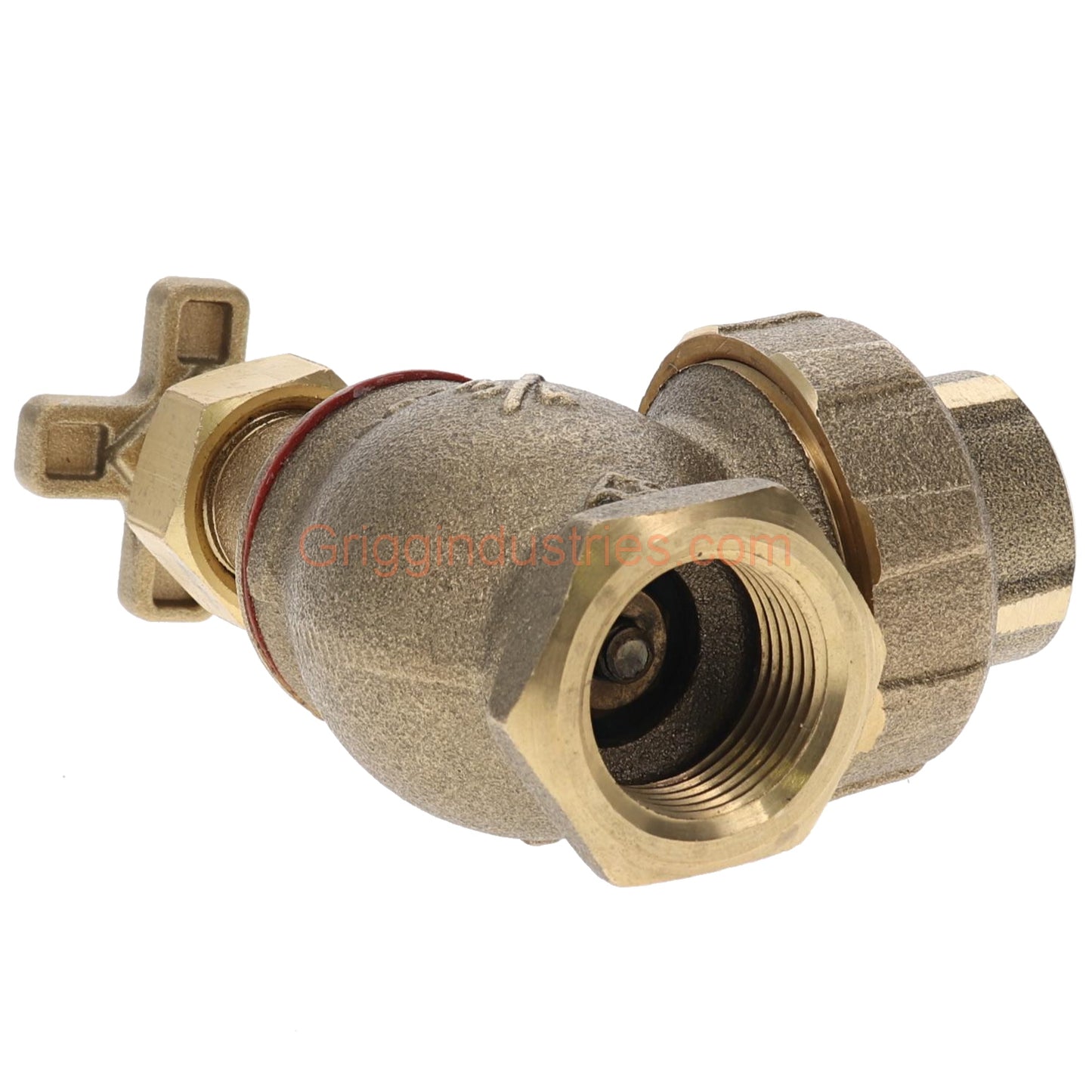 Champion Irrigation 300RS-075Y 3/4" Manual Angle Valve W/ Rising Swivel And Union
