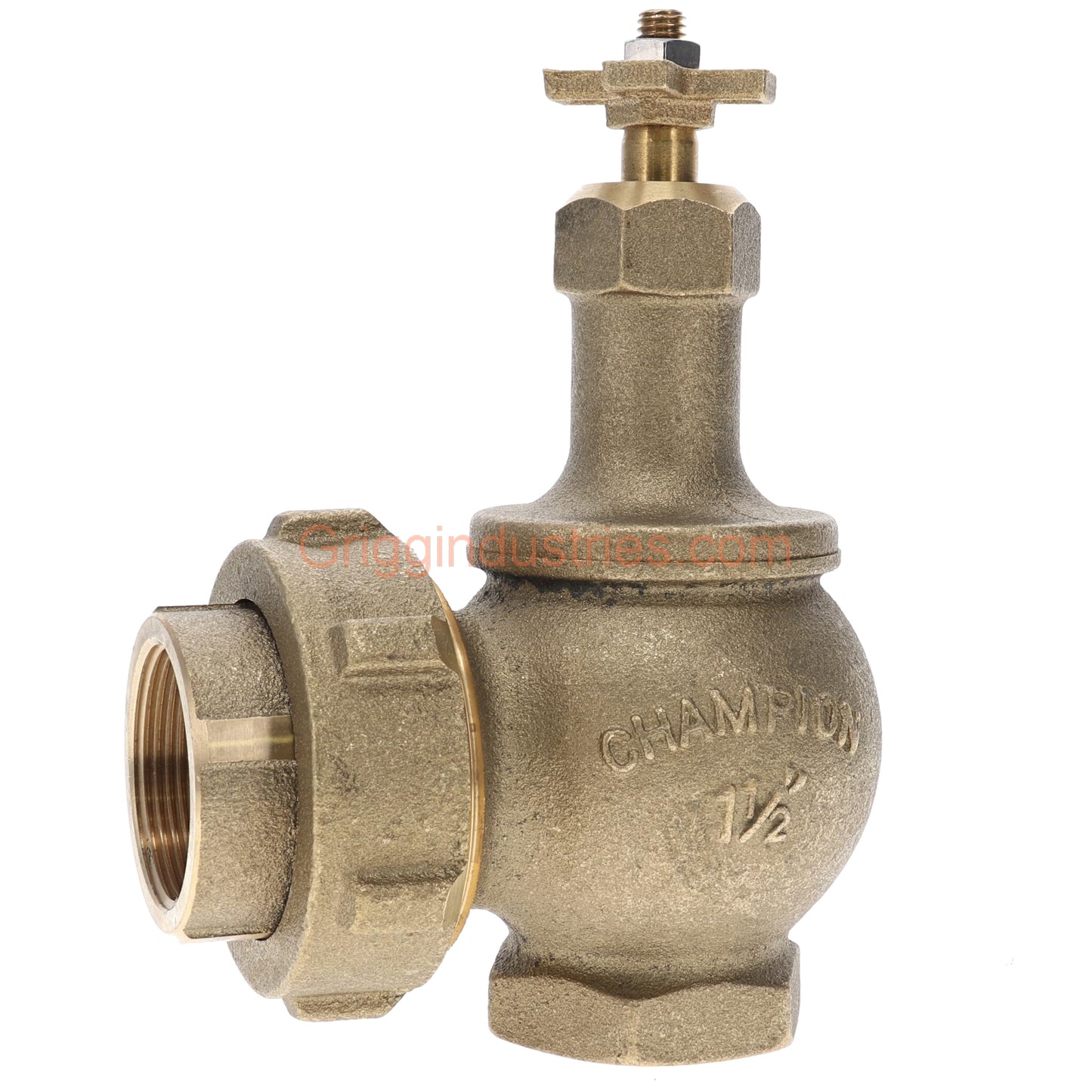 Champion Irrigation 300RS-150Y 1-1/2" Manual Irrigation Angle Valve W/ Rising Swivel And Union