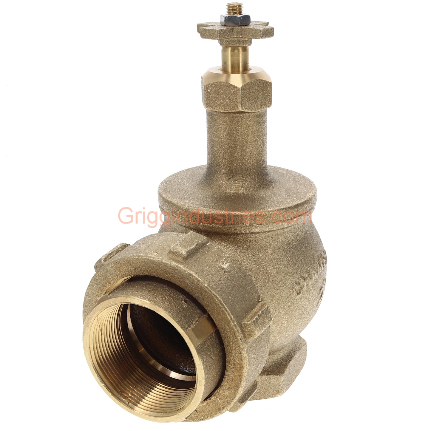 Champion Irrigation 300RS-200Y 2" Manual Angle Irrigation Valve W/ Union And Rising Swivel