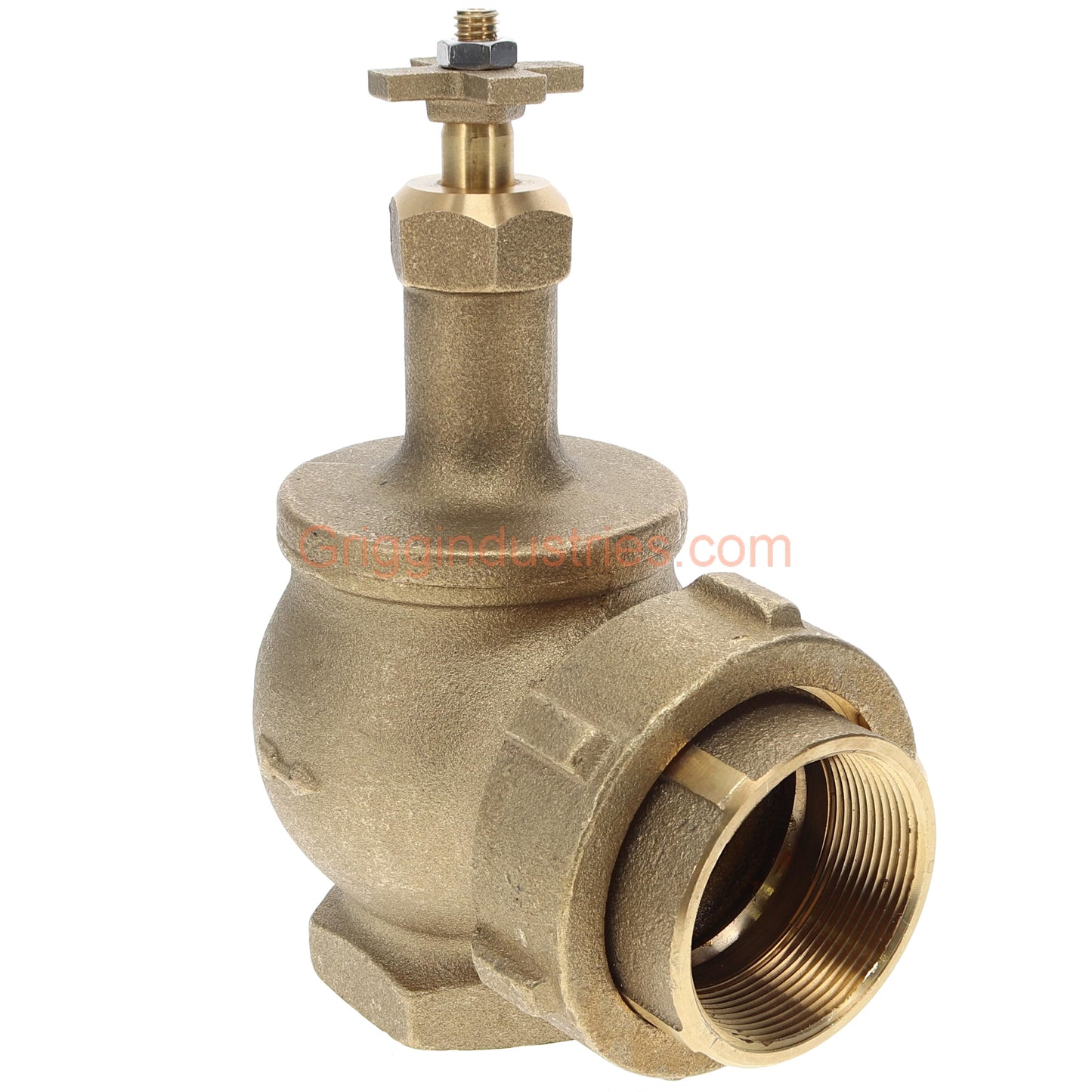 Champion Irrigation 300RS-200Y 2" Manual Angle Irrigation Valve W/ Union And Rising Swivel