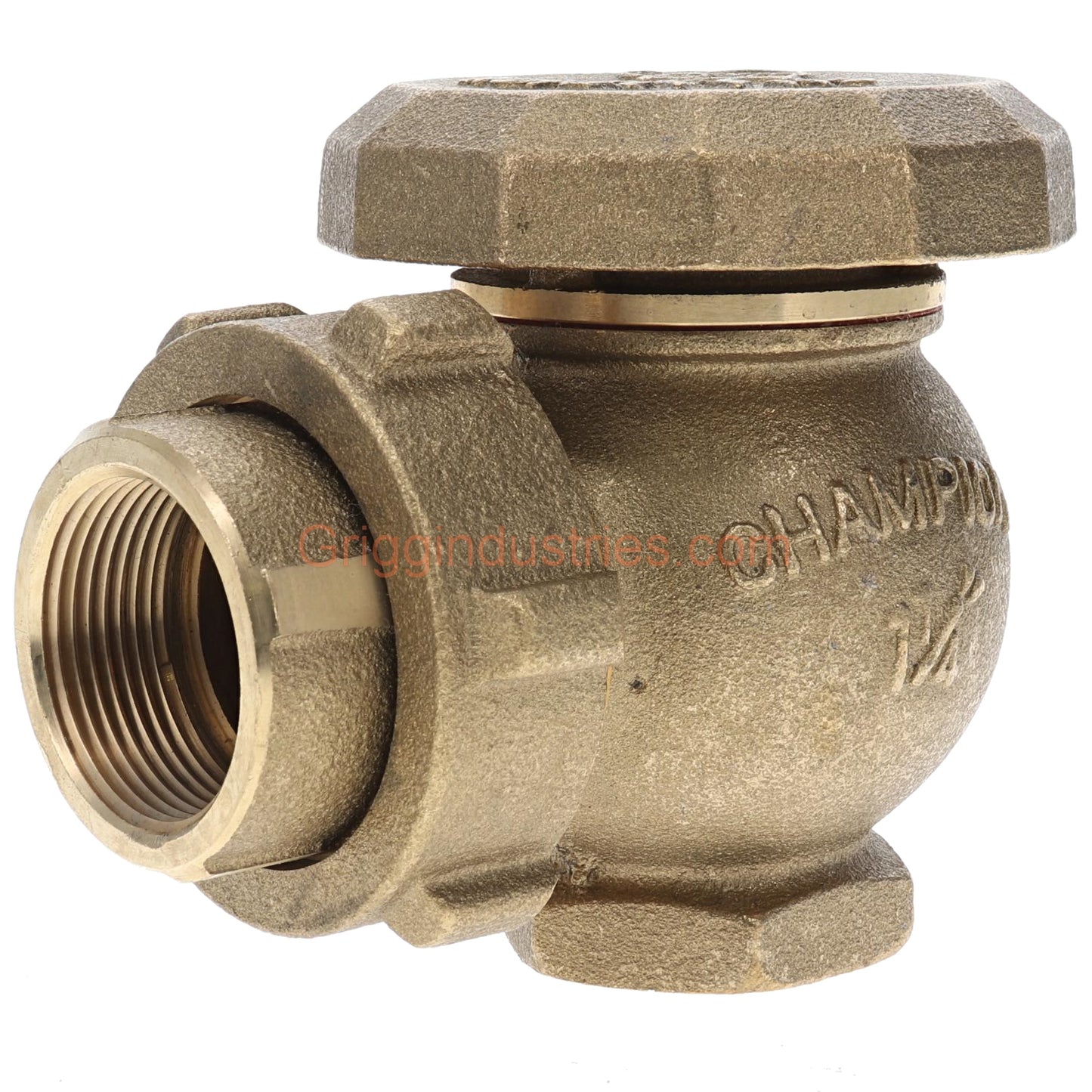 Champion Irrigation 362-125Y 1-1/4" Angled Atmospheric Vacuum Breaker With Union