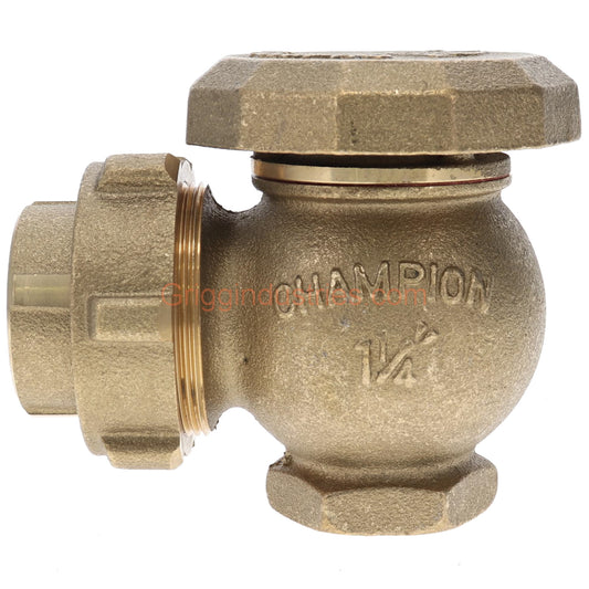 Champion Irrigation 362-125Y 1-1/4" Angled Atmospheric Vacuum Breaker With Union