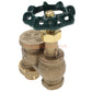 Champion Irrigation 466W-075Y 3/4" Manual Anti-Siphon Valve With Wheel Handle And Union