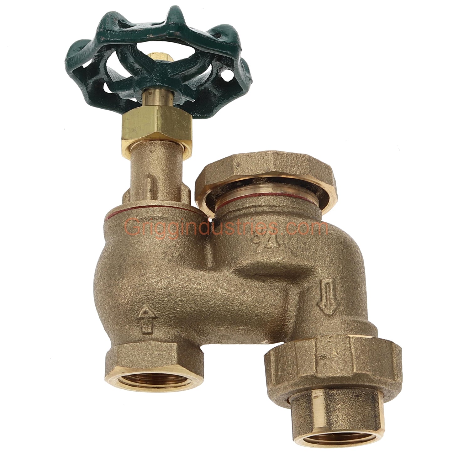 Champion Irrigation 466W-075Y 3/4" Manual Anti-Siphon Valve With Wheel Handle And Union