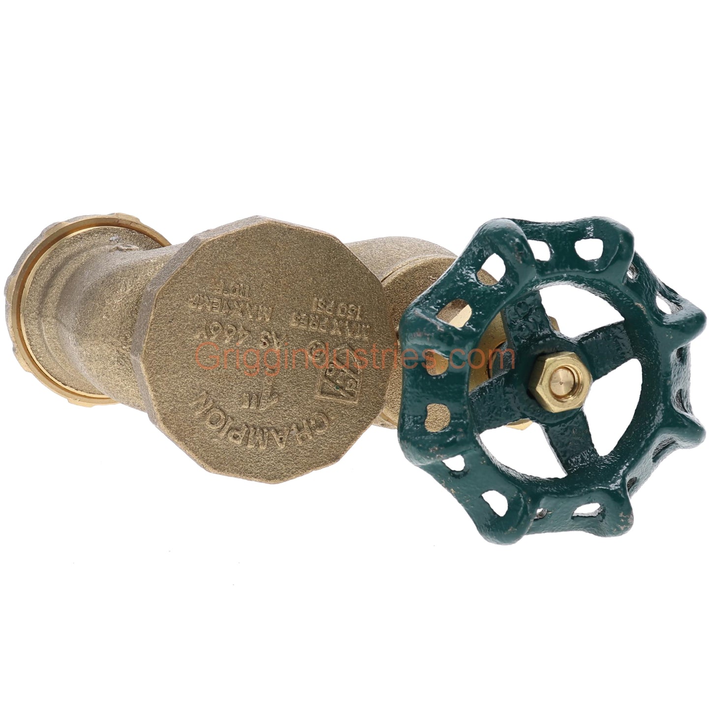 Champion Irrigation 466W-100Y 1" Manual Anti-Siphon Valve With Wheel Handle And Union