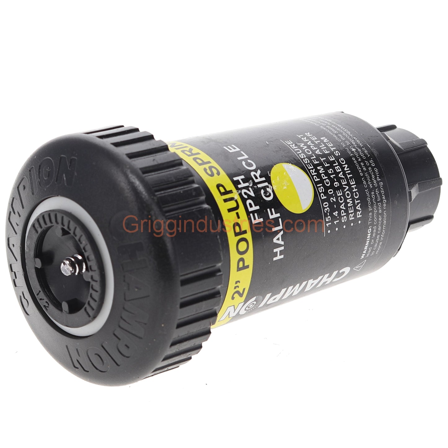 Champion Irrigation FP2H 2" Plastic Pop-up Sprinkler With Half Circle Spray Nozzle