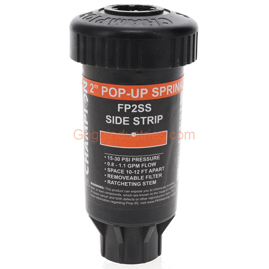 Champion Irrigation FP2SS 2" Plastic Pop-Up Sprinkler With Side Strip Spray Nozzle