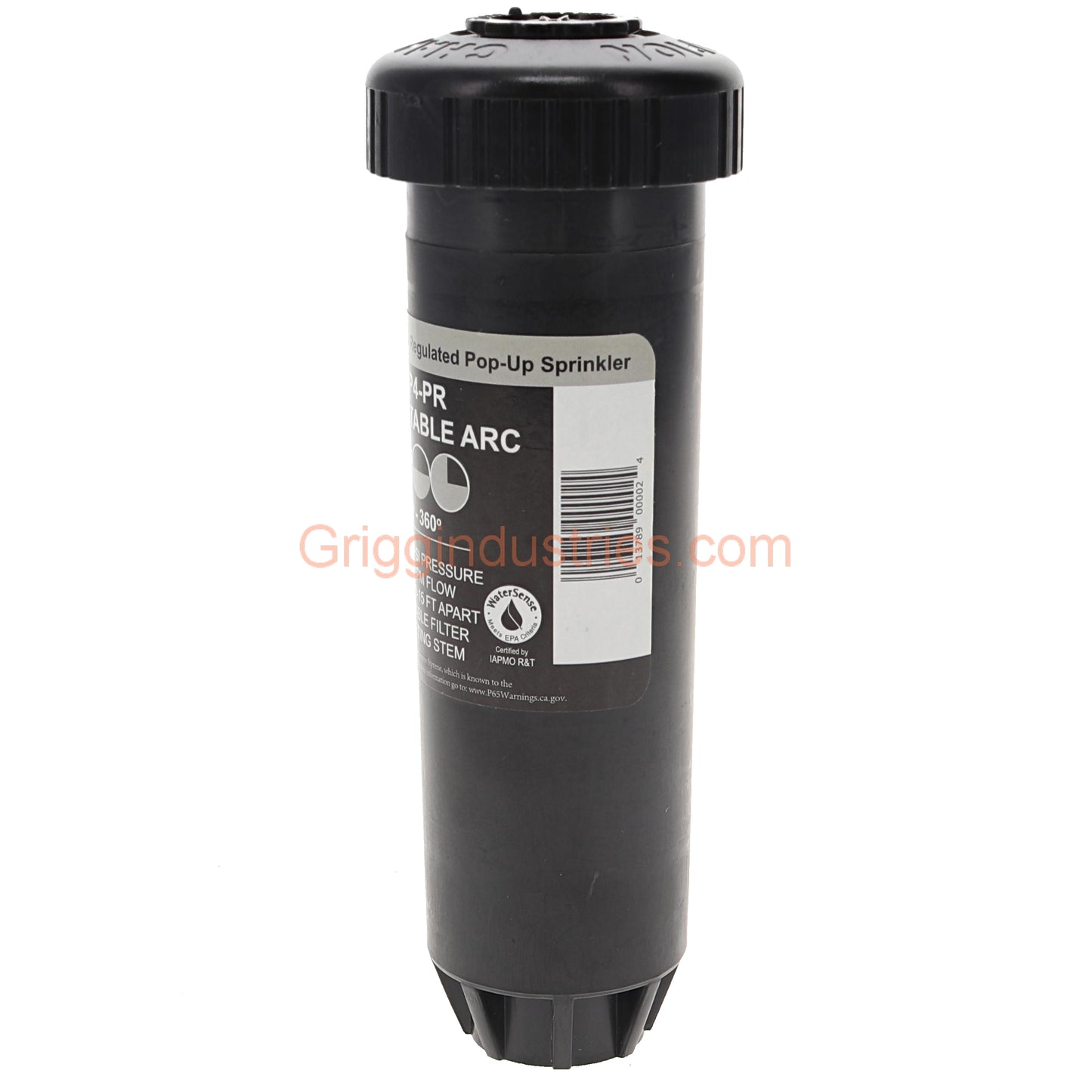 Champion irrigation FP4-PR Pressure Regulated 4" Plastic Pop-up Sprinkler With Adjustable Arc Spray Nozzle