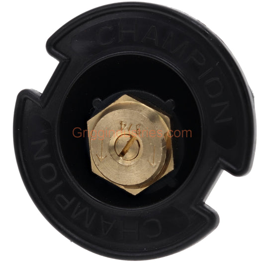 Champion Irrigation P283Q Plastic Pop-up Sprinkler Body With Brass 3 Quarter Circle Spray Nozzle