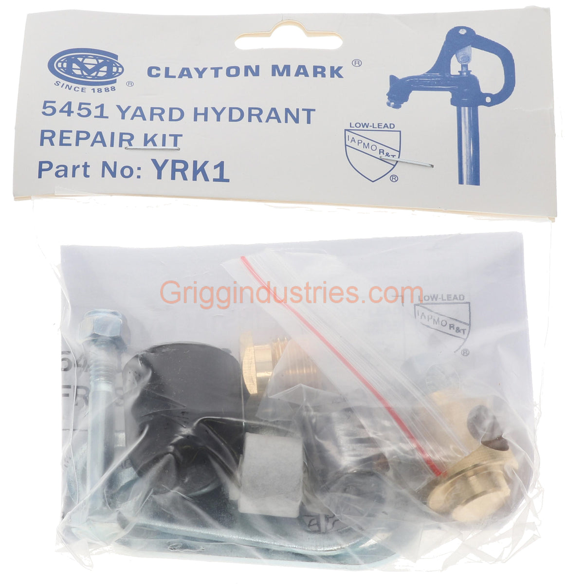 Mastercard 5451 Clayton Mark YRK1 Yard Hydrant Kit – Fits 5451 Hydrant | Grigg ...