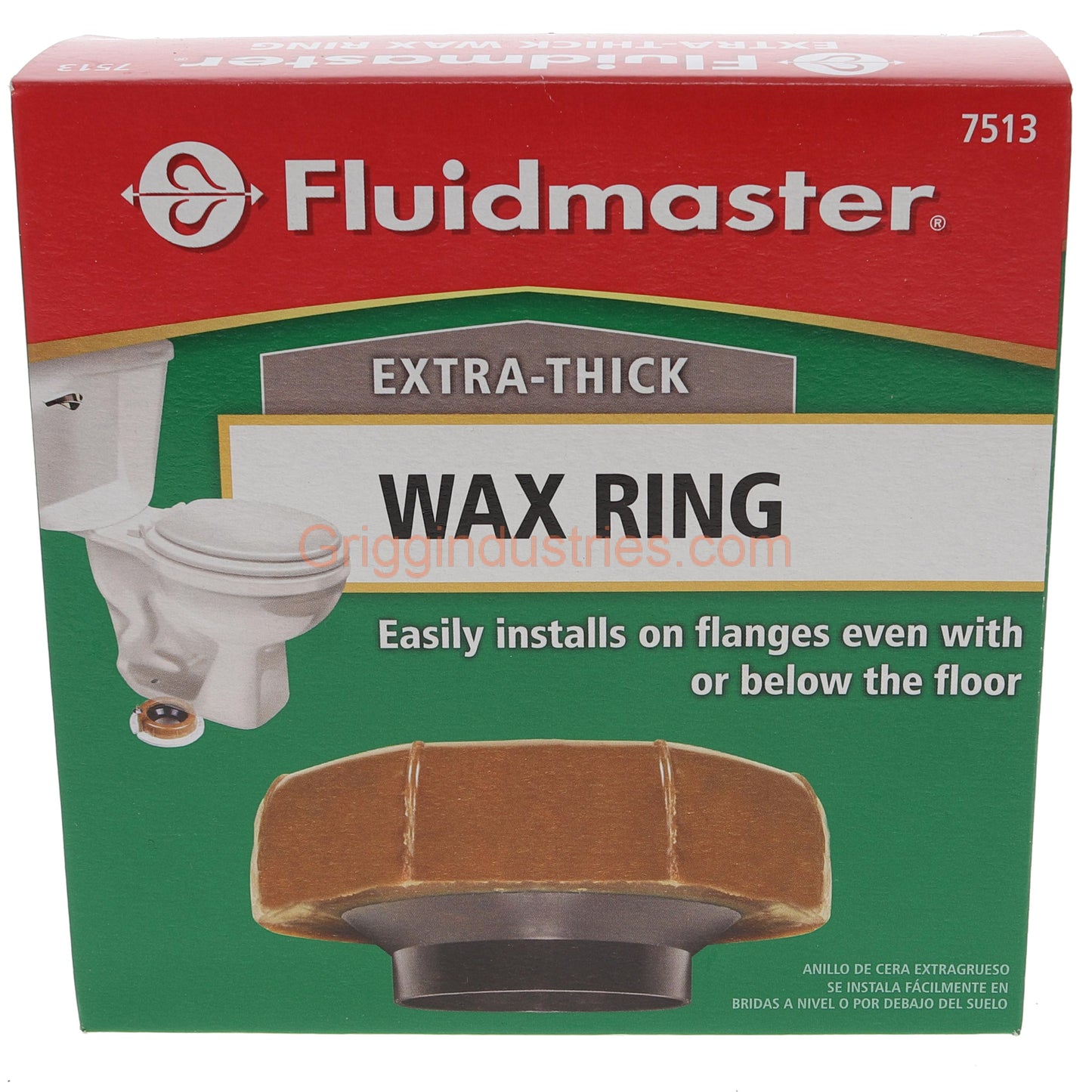 Fluidmaster 7513 Extra-Thick Wax Ring