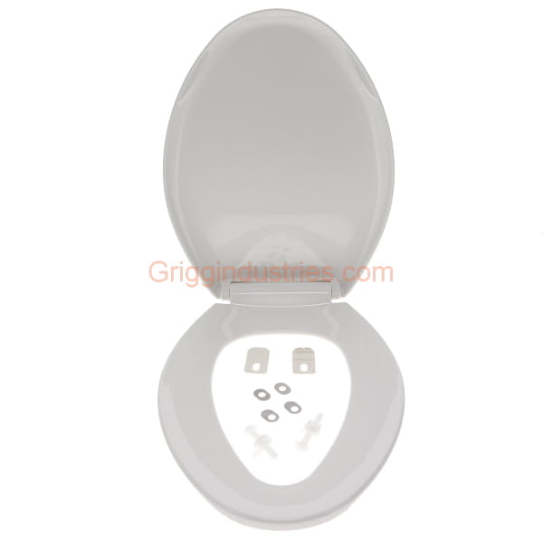 Gerber 99-216 White Standard Elongated Plastic Toilet Seat