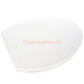 Gerber  C550126 White Elongated Slow Close Quick Release Toilet Seat