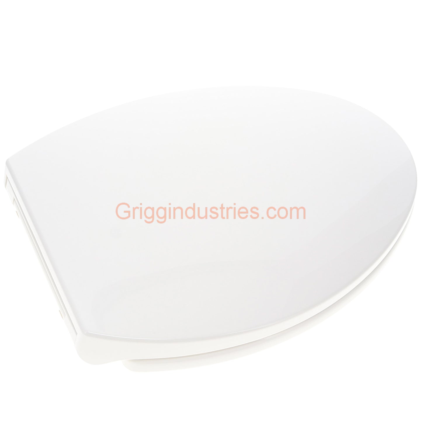 Gerber  C550126 White Elongated Slow Close Quick Release Toilet Seat