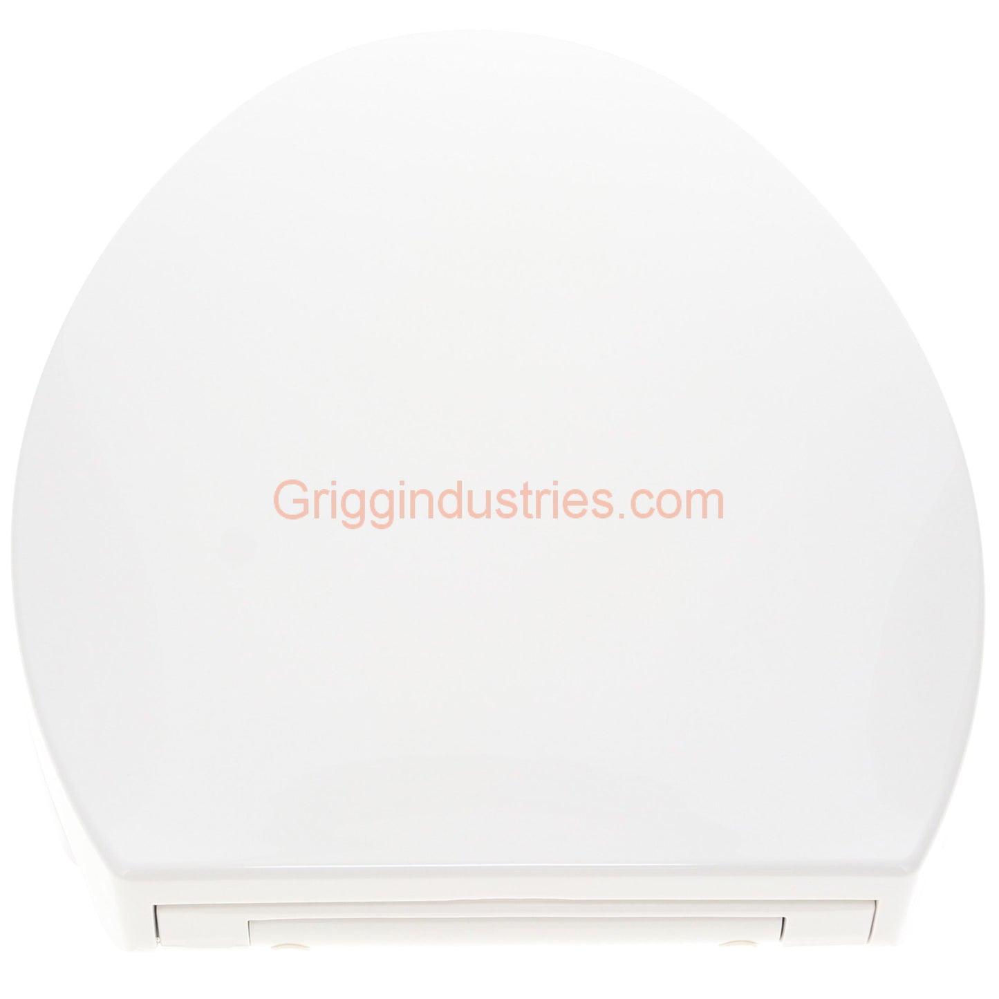 Gerber  C550126 White Elongated Slow Close Quick Release Toilet Seat