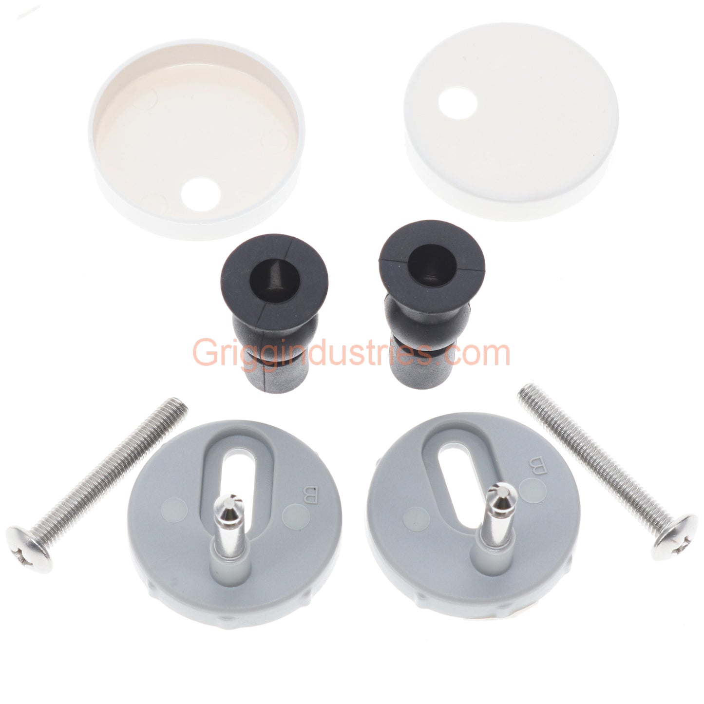 Gerber  C550126 White Elongated Slow Close Quick Release Toilet Seat