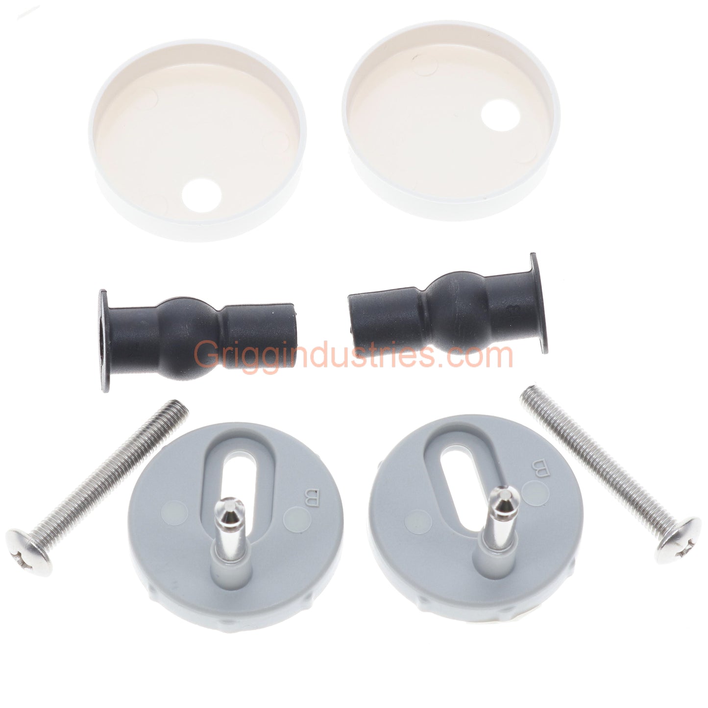 Gerber  C550126 White Elongated Slow Close Quick Release Toilet Seat