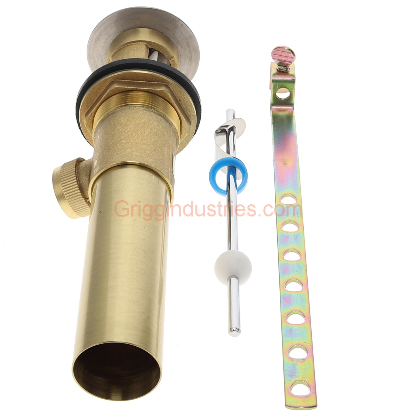 Plumbers Emporium A556200NP Brushed Nickel Metal Pop Up Assembly