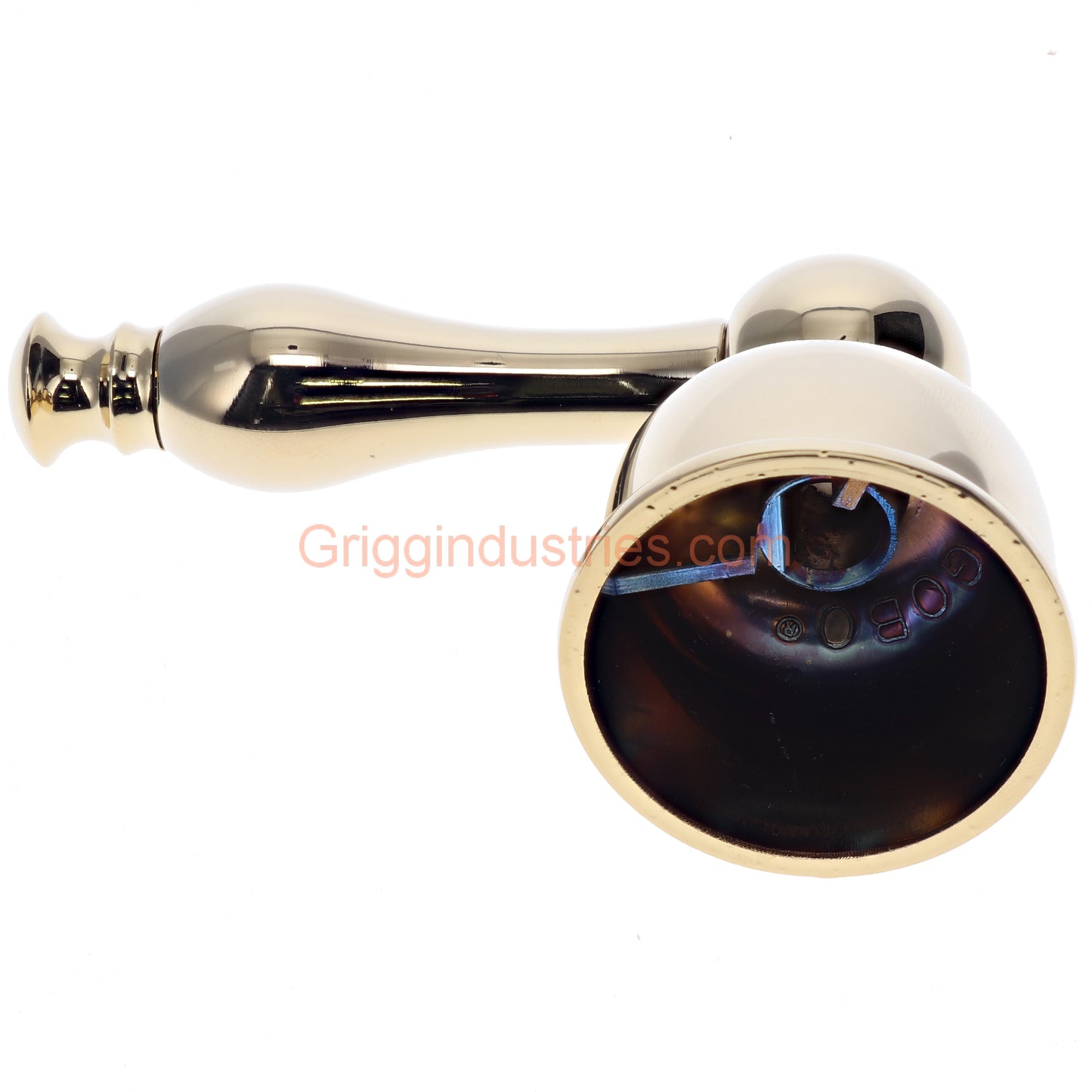 Plumbers Emporium A602028CYP Polished Brass Cold Handle Assembly