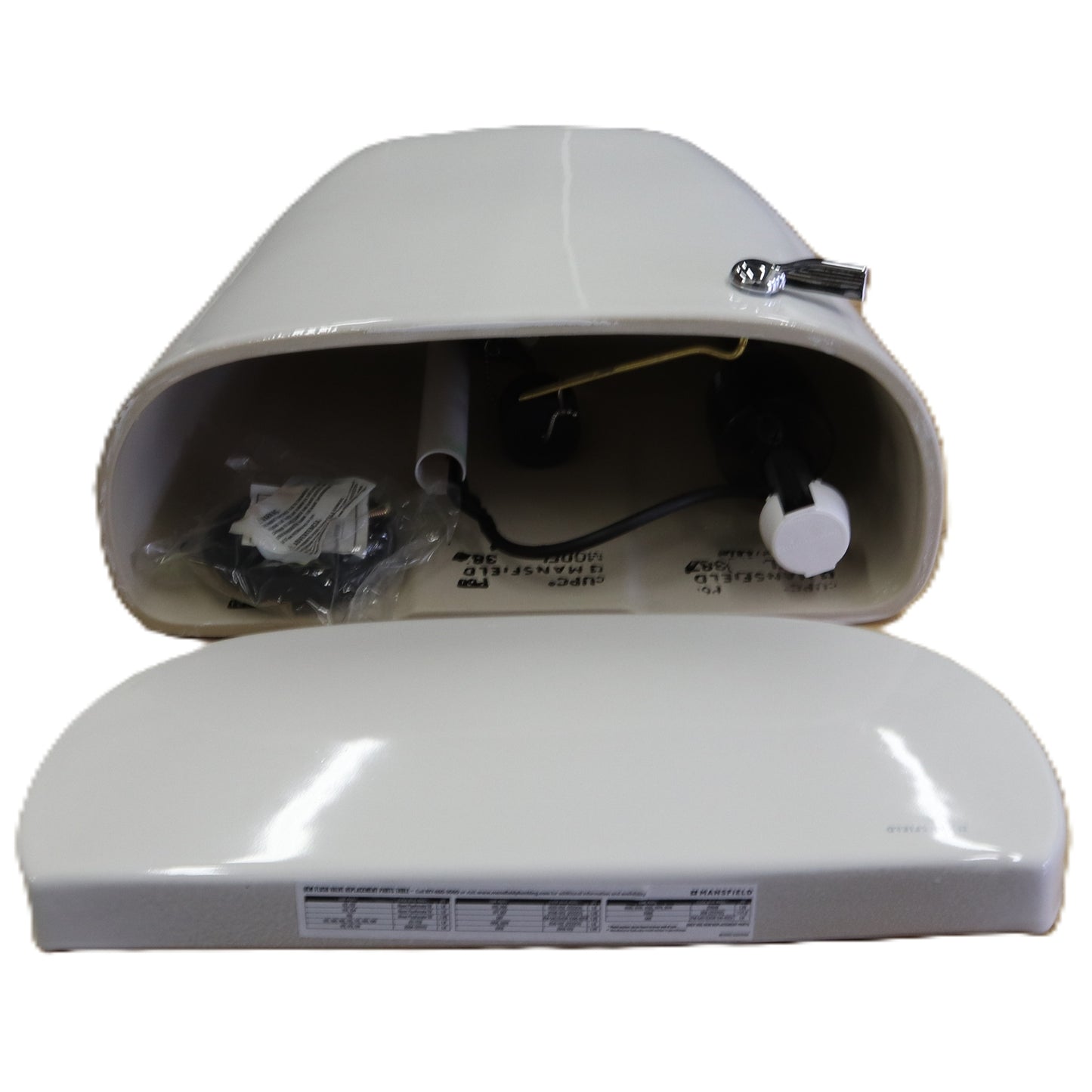 Mansfield Model 387 Complete White Tank