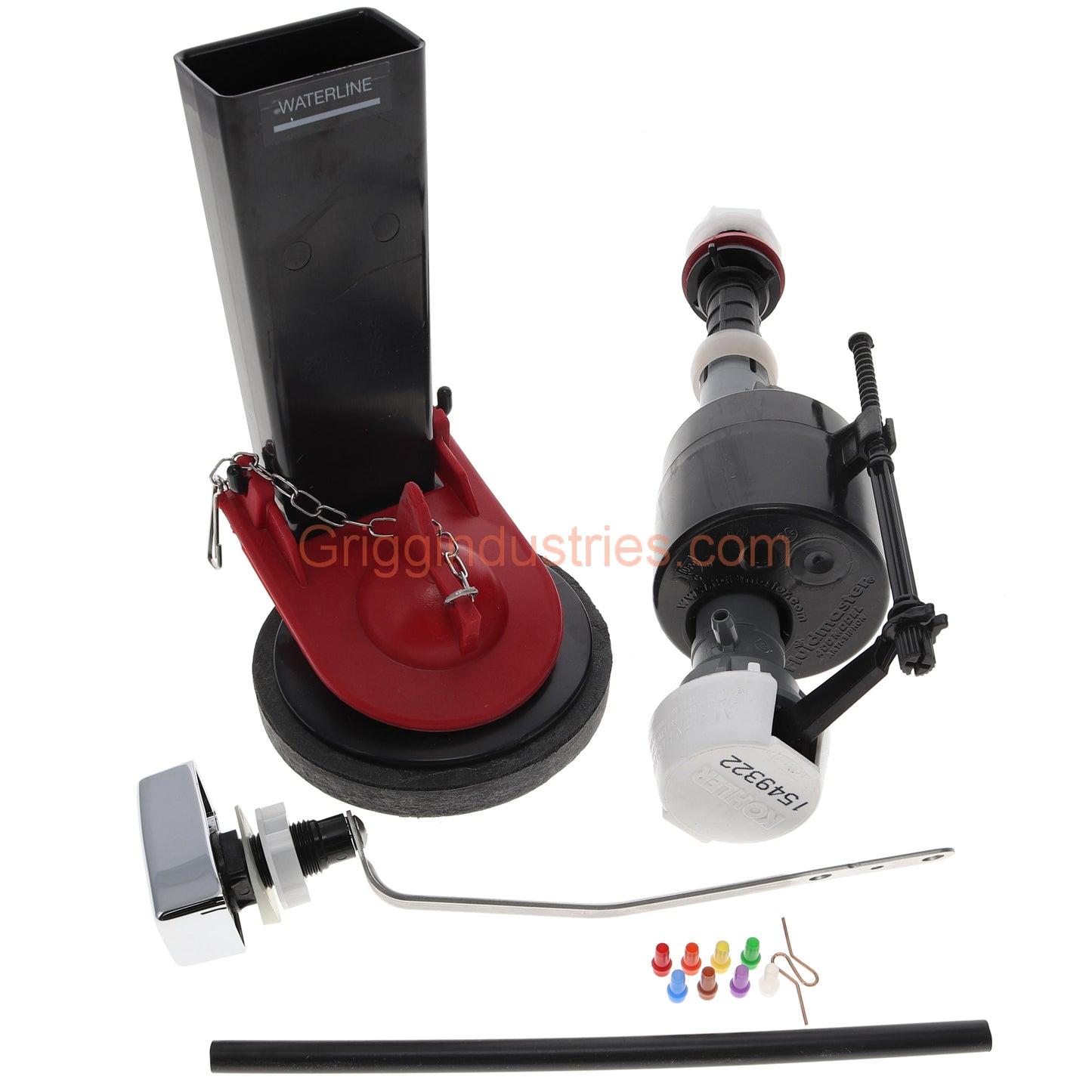 Kohler One Piece Toilet Rebuild Kit For Models 3322, 14257, 14258, And 14286