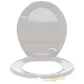 Mansfield White Round Toilet Seat