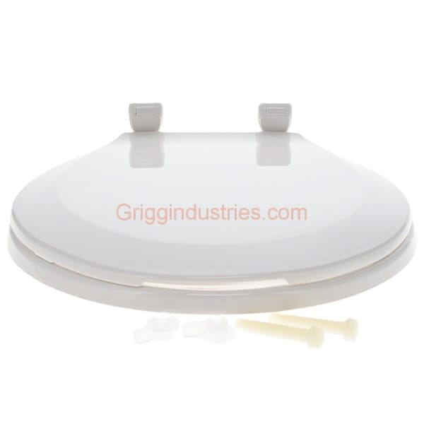 Mansfield White Round Toilet Seat