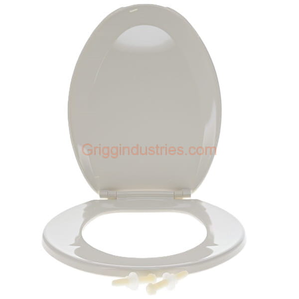 Mansfield Elongated Biscuit Toilet Seat