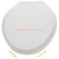 Mansfield Slow Close Elongated Biscuit Toilet Seat