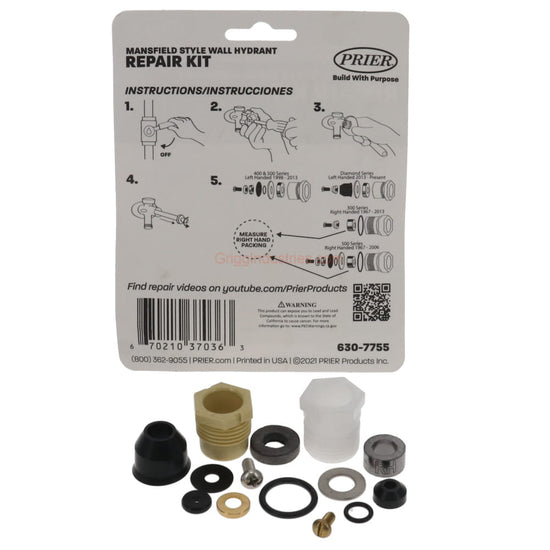 Mansfield Wall Hydrant Repair Kit 6307755